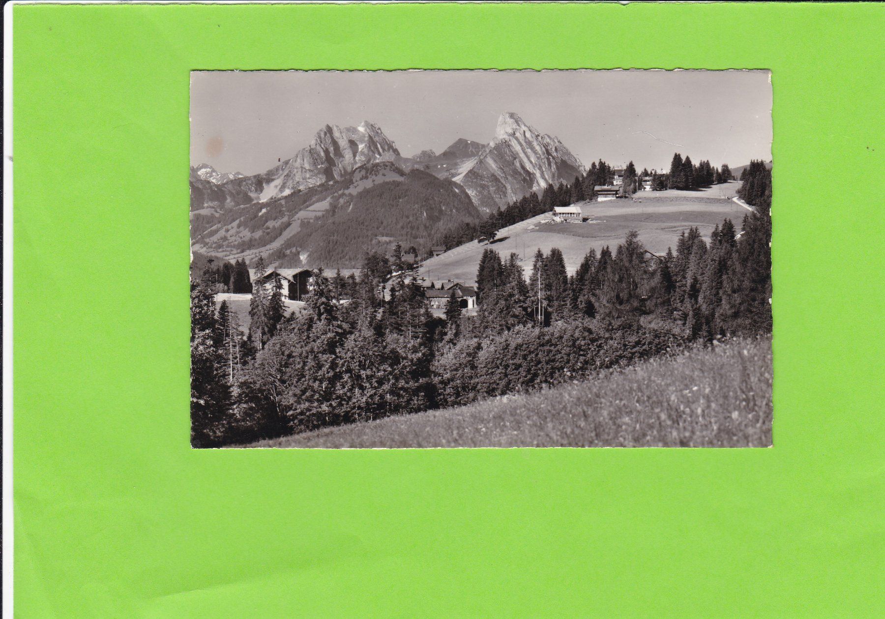Ansichtskarten: 18301 Saanenmöser, E. Gyger – Gebraucht aus St. Peterzell von neckertal