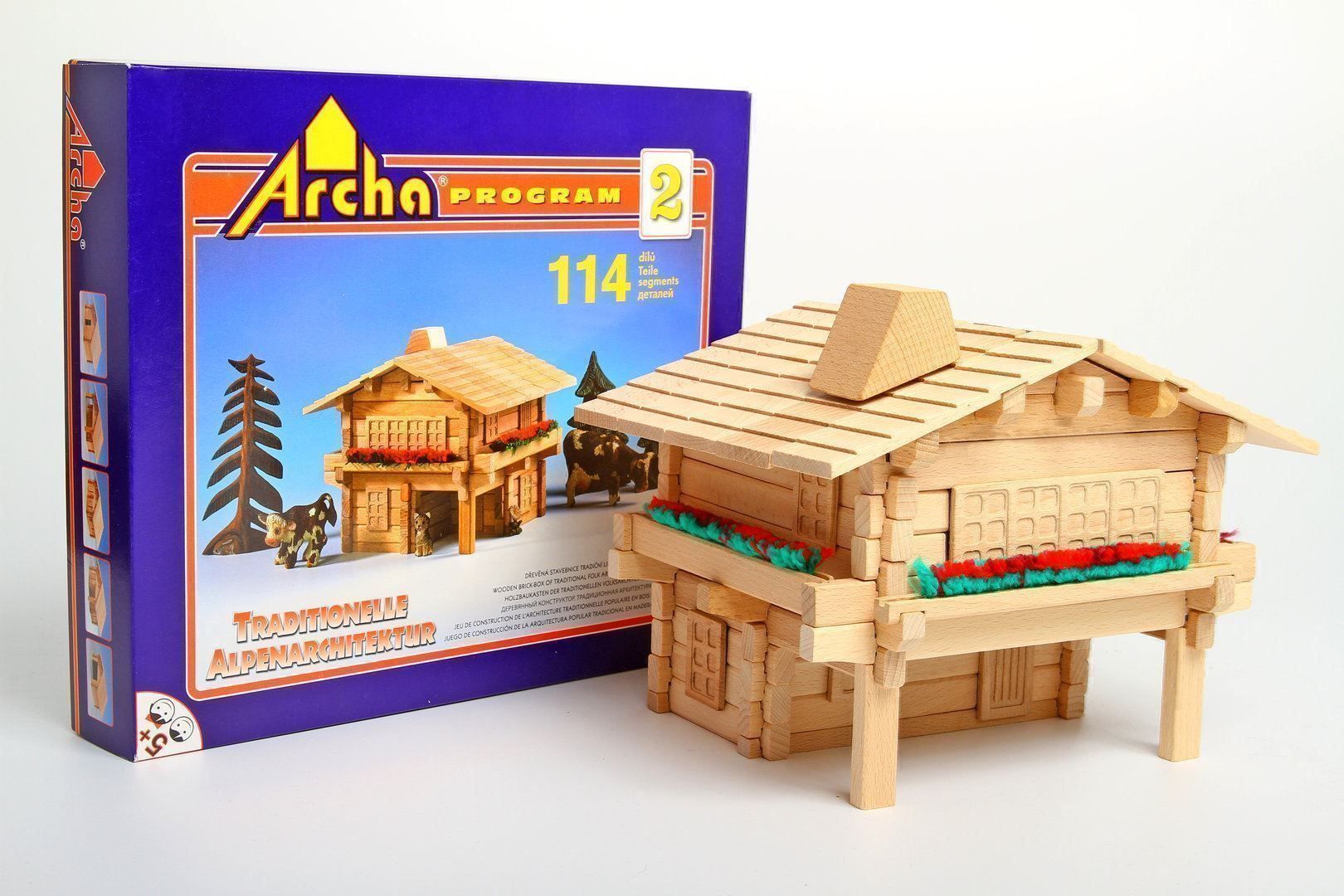 Baukästen: Holzbaukasten - Alpen 2 – Neu und originalverpackt aus Biel/Bienne von Spiel-Markt 1