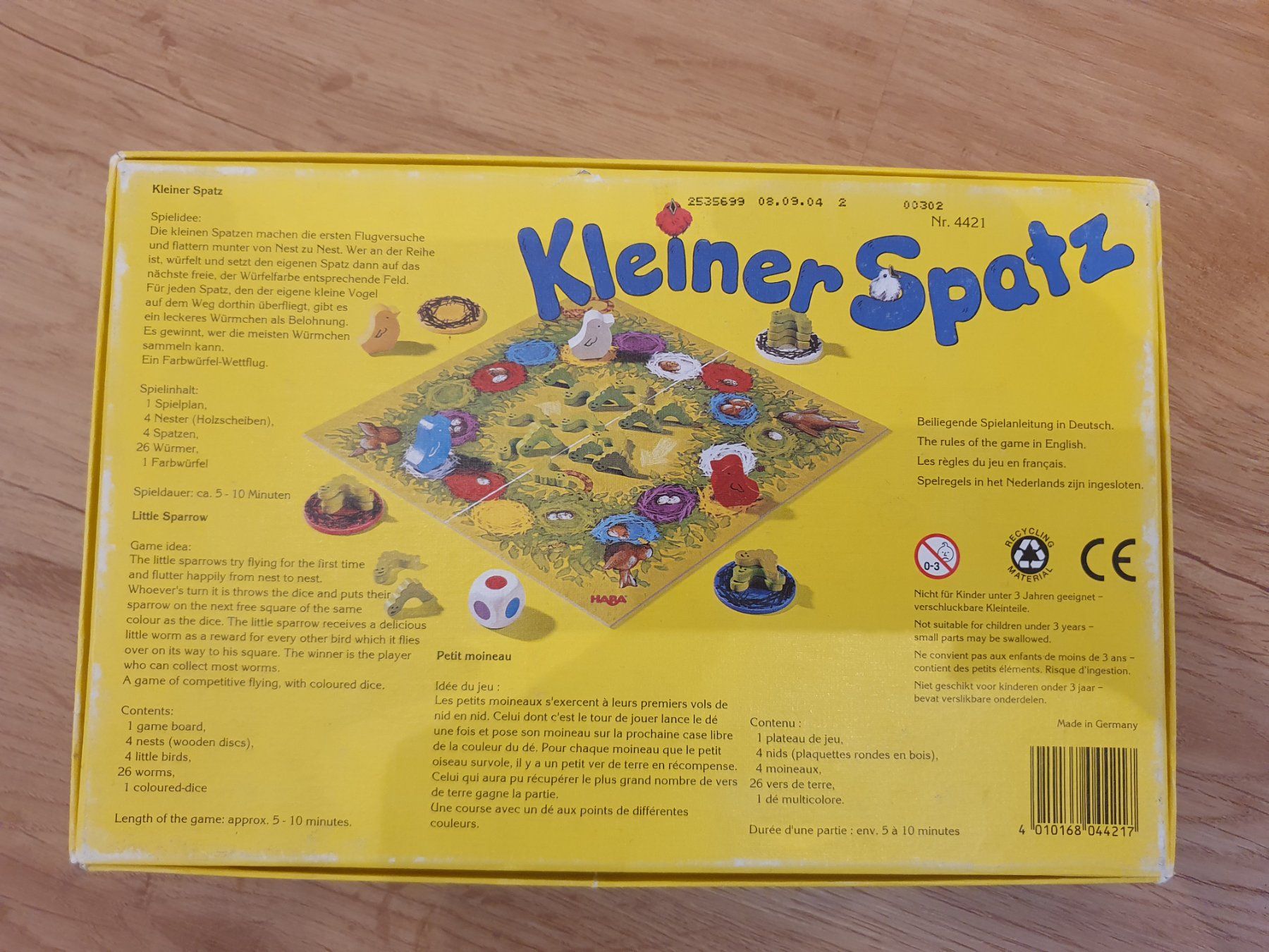 Haba Spiele: Haba Kleiner Spatz, ab 4 Jahren – Gebraucht aus Heinrichswil von frankie19860 5