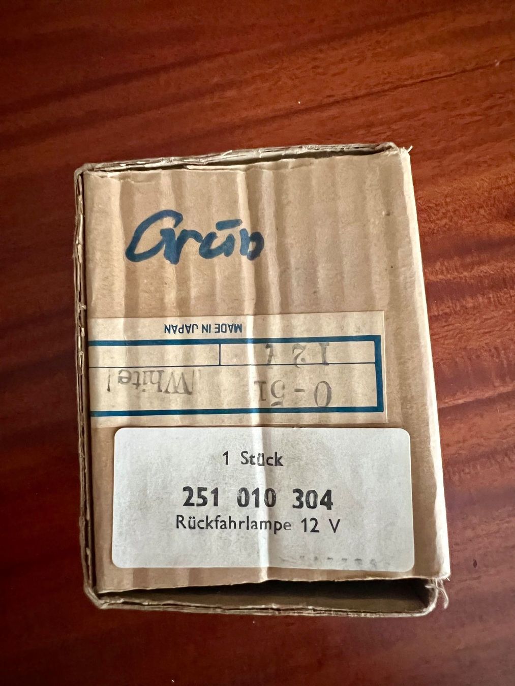 Parti ricambio per ciclomotori: Ruckfahrlampe 12V – Nuovo e nell'imballaggio originale da Niederrohrdorf venduto da S.Hubar 3