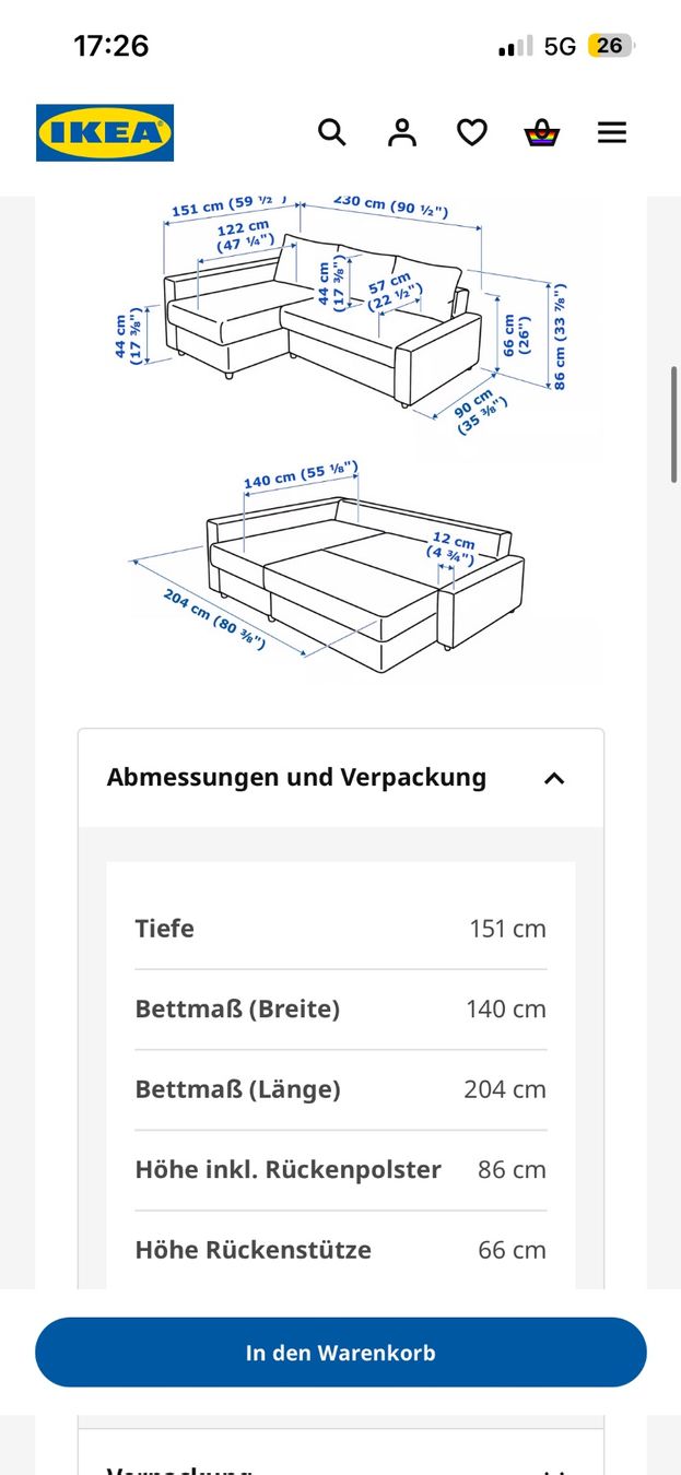 Ikea Sofas: Bettsofa mit Stauraum – Gebraucht aus Brüttelen von Kessa 1