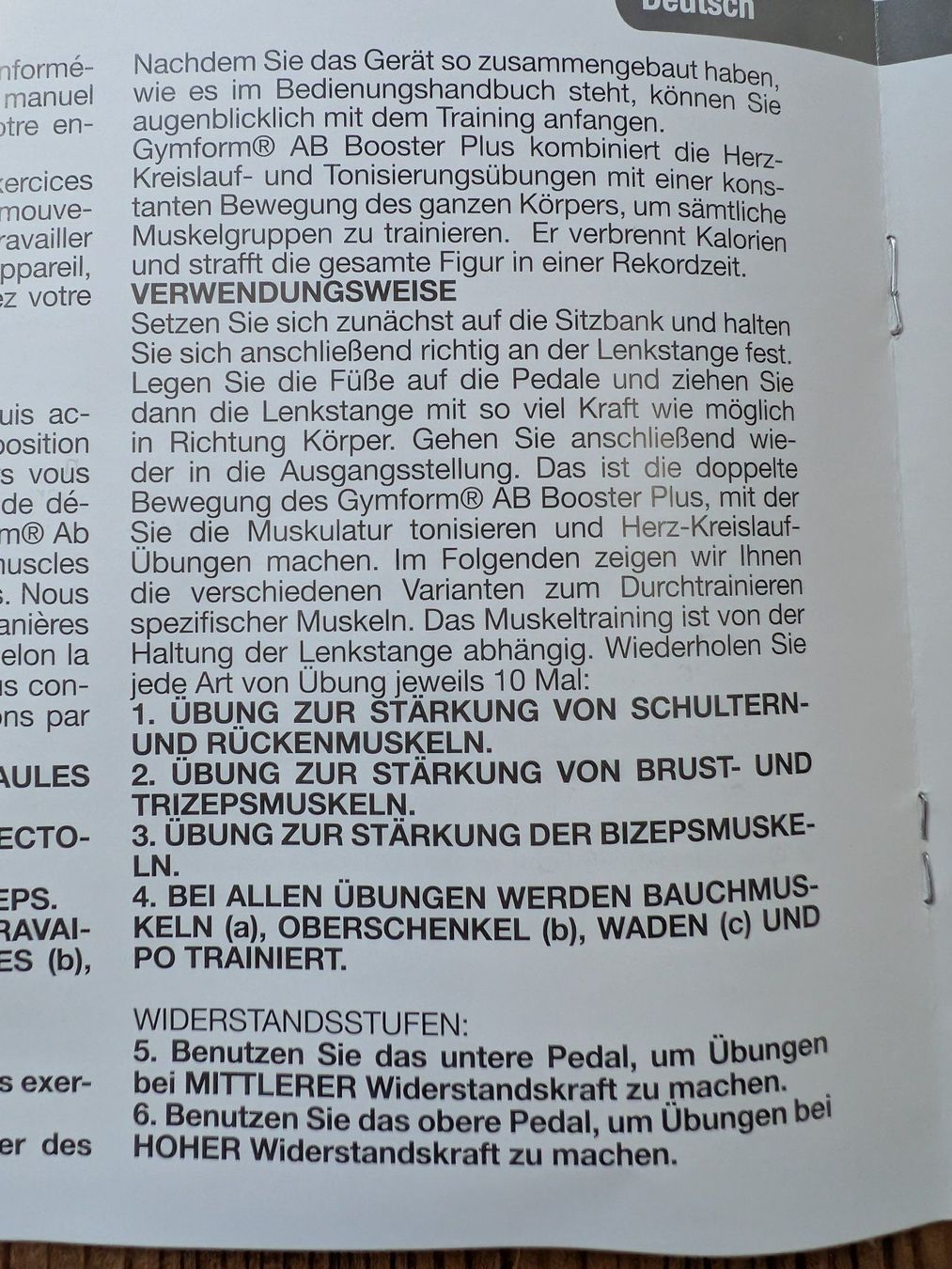 Hometrainer: Gymform Heimtrainer Booster Plus – Usato da Gempen venduto da DennisKl 7