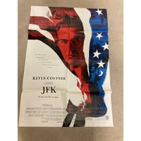 Original JFK Filmplakat mit Kevin Costner - Rarität!