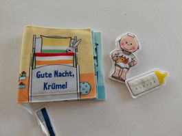 Stoffbuch "Gute Nacht, Krümel" Baby Spielzeug
