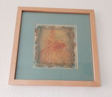 Gemälde Oksana Veber mit Passepartout/Bilderrahmen
