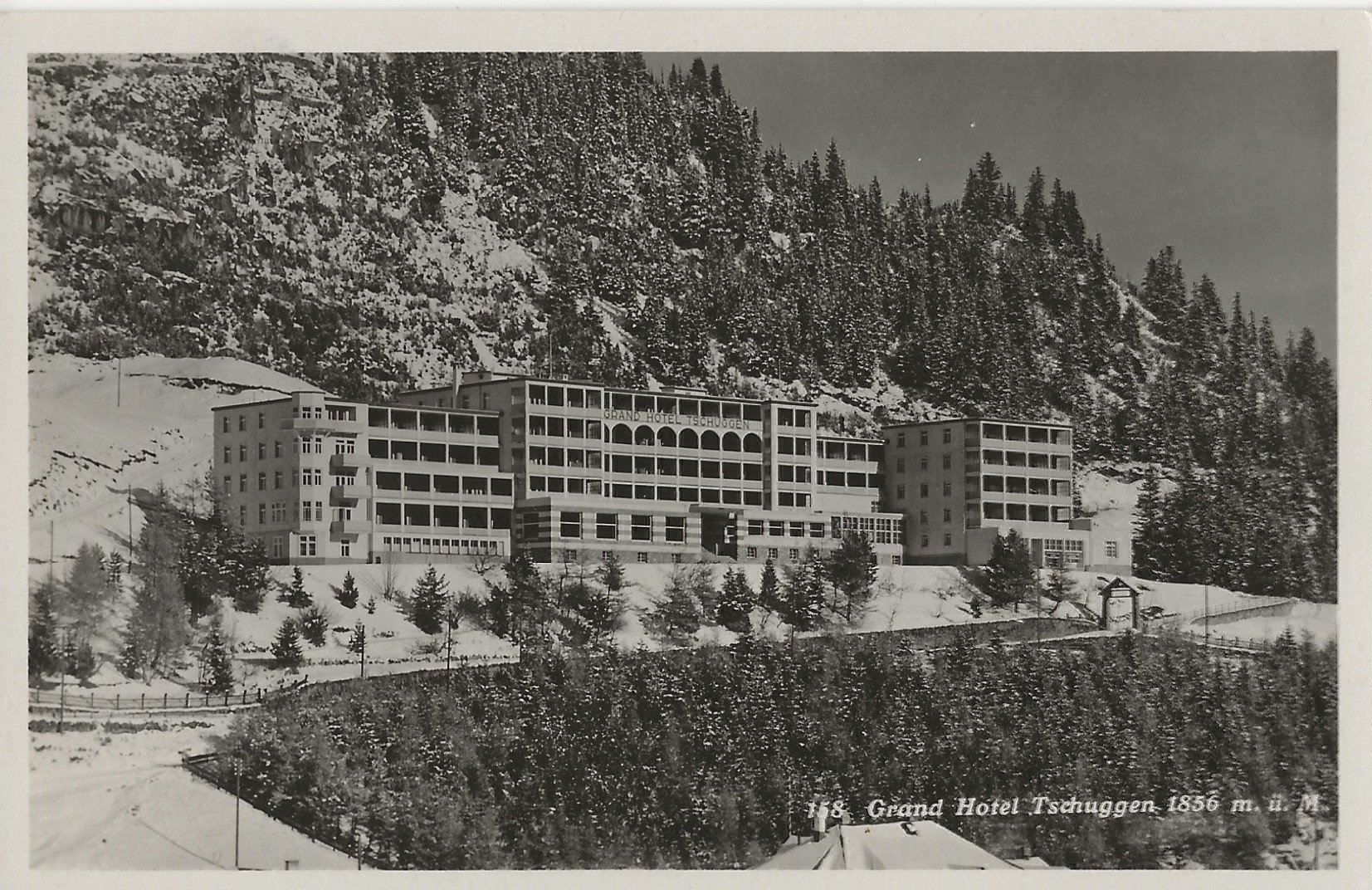 Cartoline postali: Grand Hotel Tschuggen – Usato da Frauenfeld venduto da Merk52
