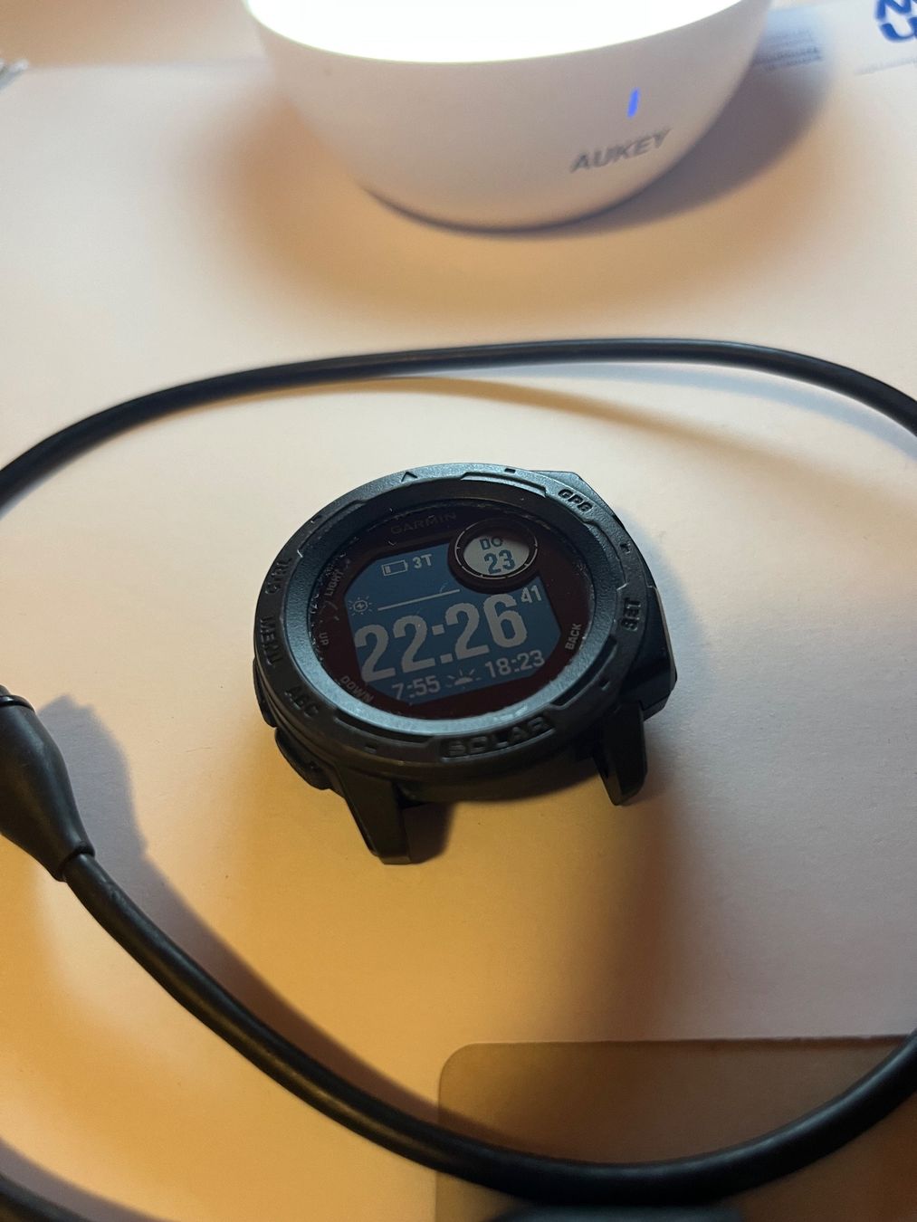 Garmin Smartwatch: Garmin Instinct Solar - ab 1,- – Défectueux à Neuhausen am Rheinfall par de4n 3