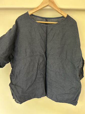 Leinen Bluse one size
