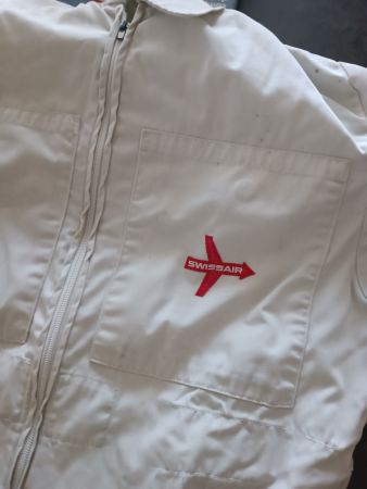 Habit de travail Swissair originale ancien logo, salopette