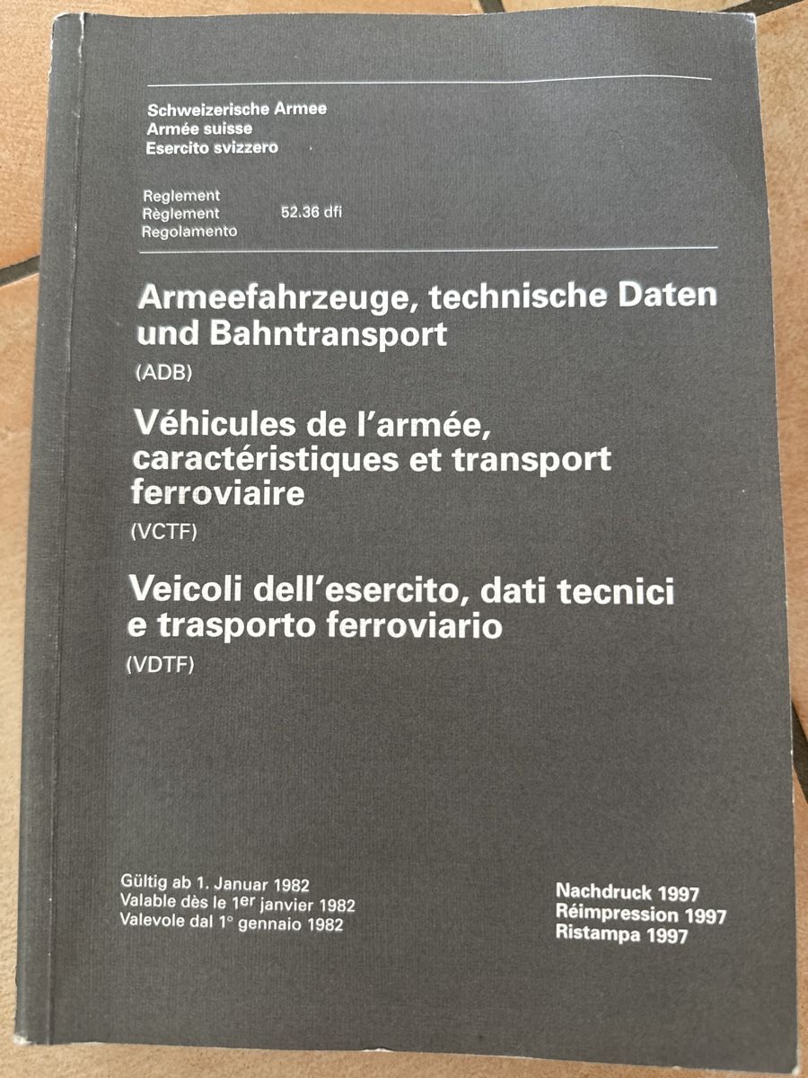 Bücher: Armeefahrzeuge schweizer Armee – Gebraucht aus Steffisburg von eli_g6q6