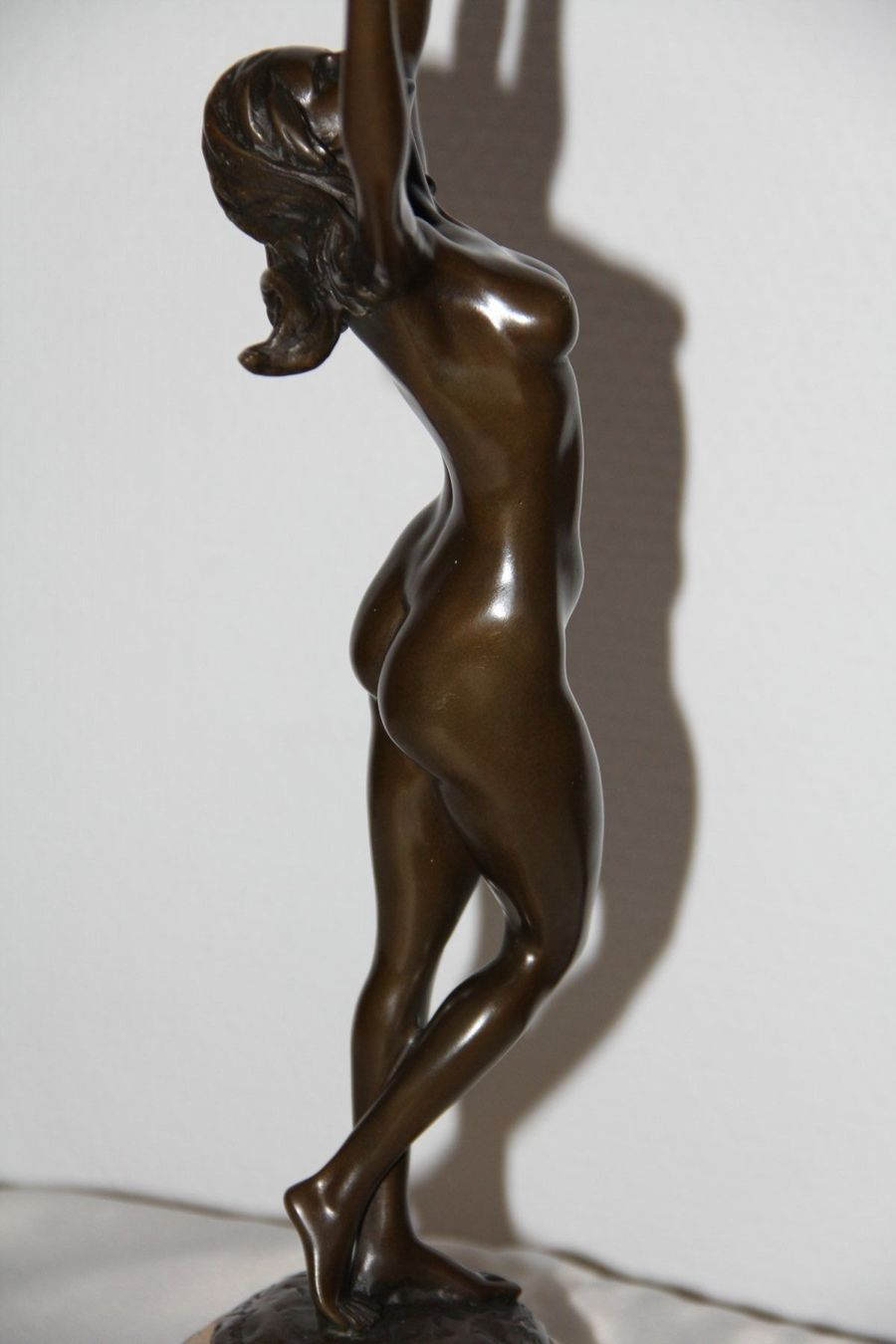 Sculture & Statue: Sculpture en bronze sur socle marbre. – Usato da Praz (Vully) venduto da pikuluka1 6