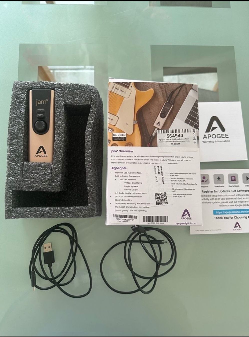 Apogee Convertitori: Apogee Jam+ IOS/USB Interface Analog Compressor – Nuovo (secondo la descrizione) da Watt venduto da Gini120 3