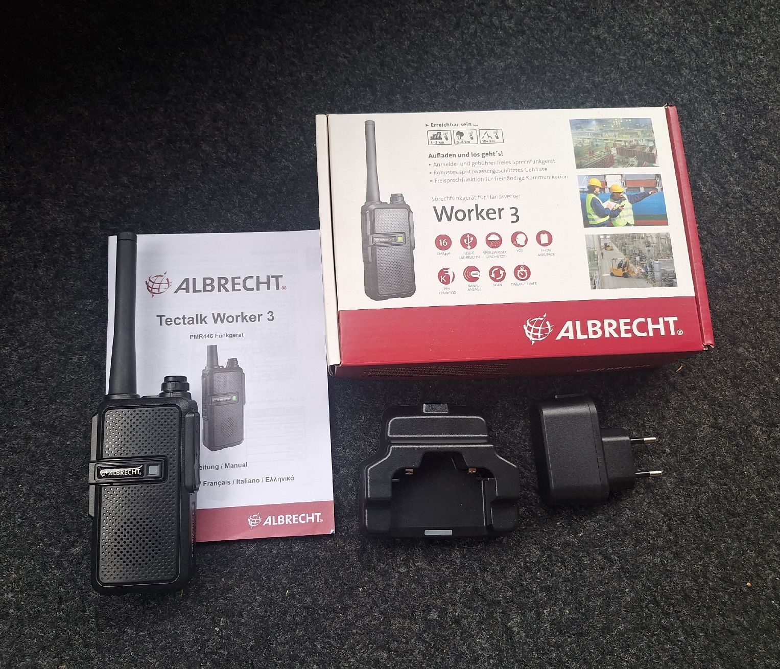 Technique de radiocom: FUNKGERÄT ALBRECHT NEU  – Neuf avec emballage d'origine à Niederwangen BE par pfiff02