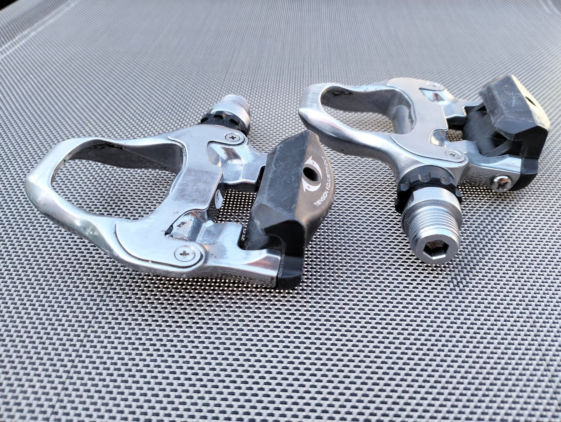 Shimano Pezzi di ricambio: Shimano 105 Rennrad Pedalen silber – Usato da Uster venduto da KarlZH 6