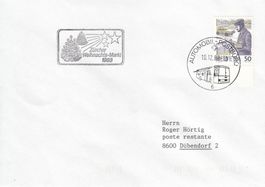 1988 738 Postbote Zürcher Weihnachtsmarkt