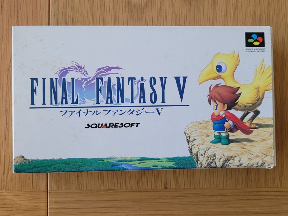 Final Fantasy 5 OVP Complete SNES Super Famicom Jap. | Kaufen Auf Ricardo