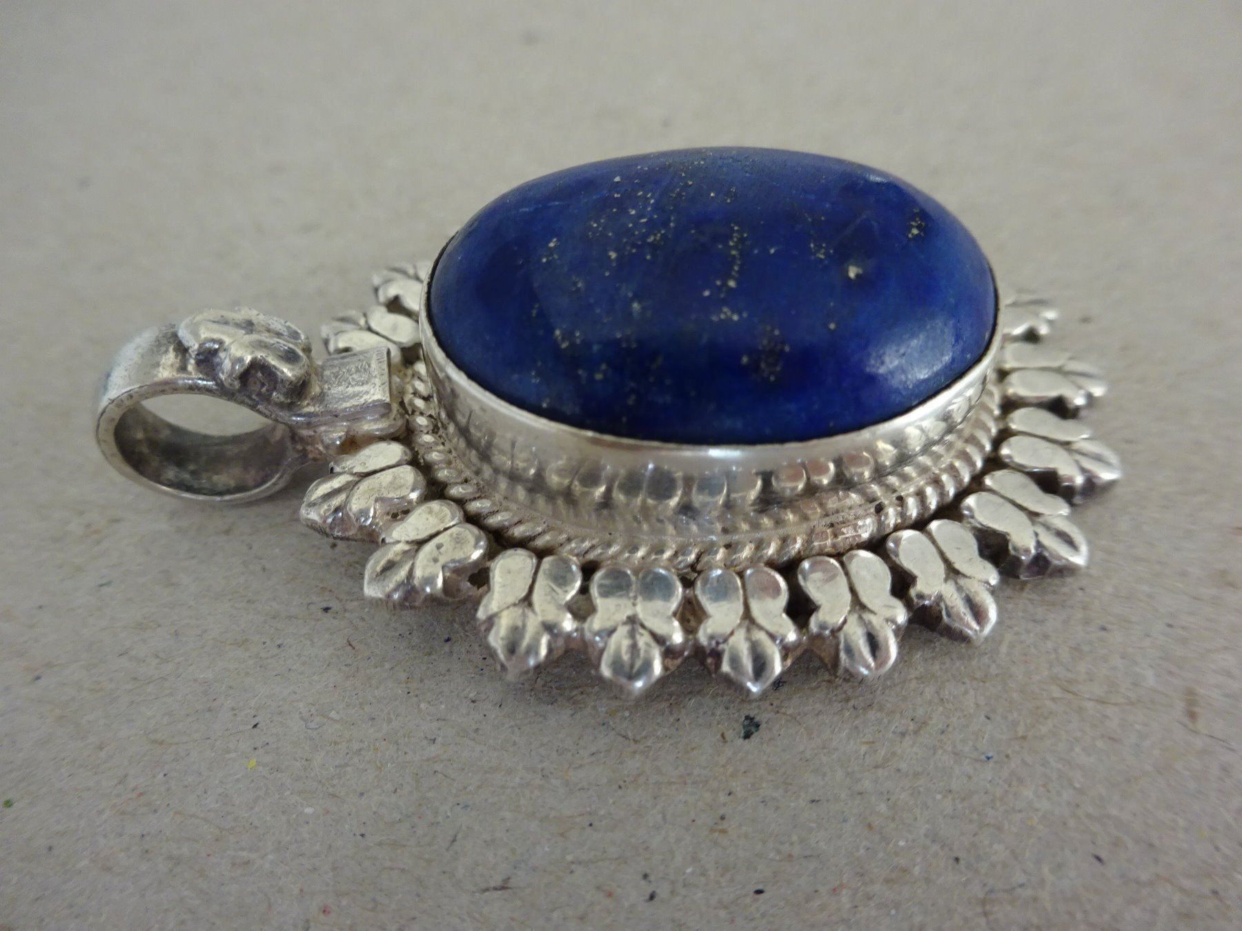 Ciondoli: Lapislazuli Anhänger - 925 Silber – Usato da Esslingen venduto da eintagammeer 5