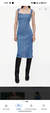 GAP  Jeanskleid GapStudios seamed denim midi dress NP 215.-