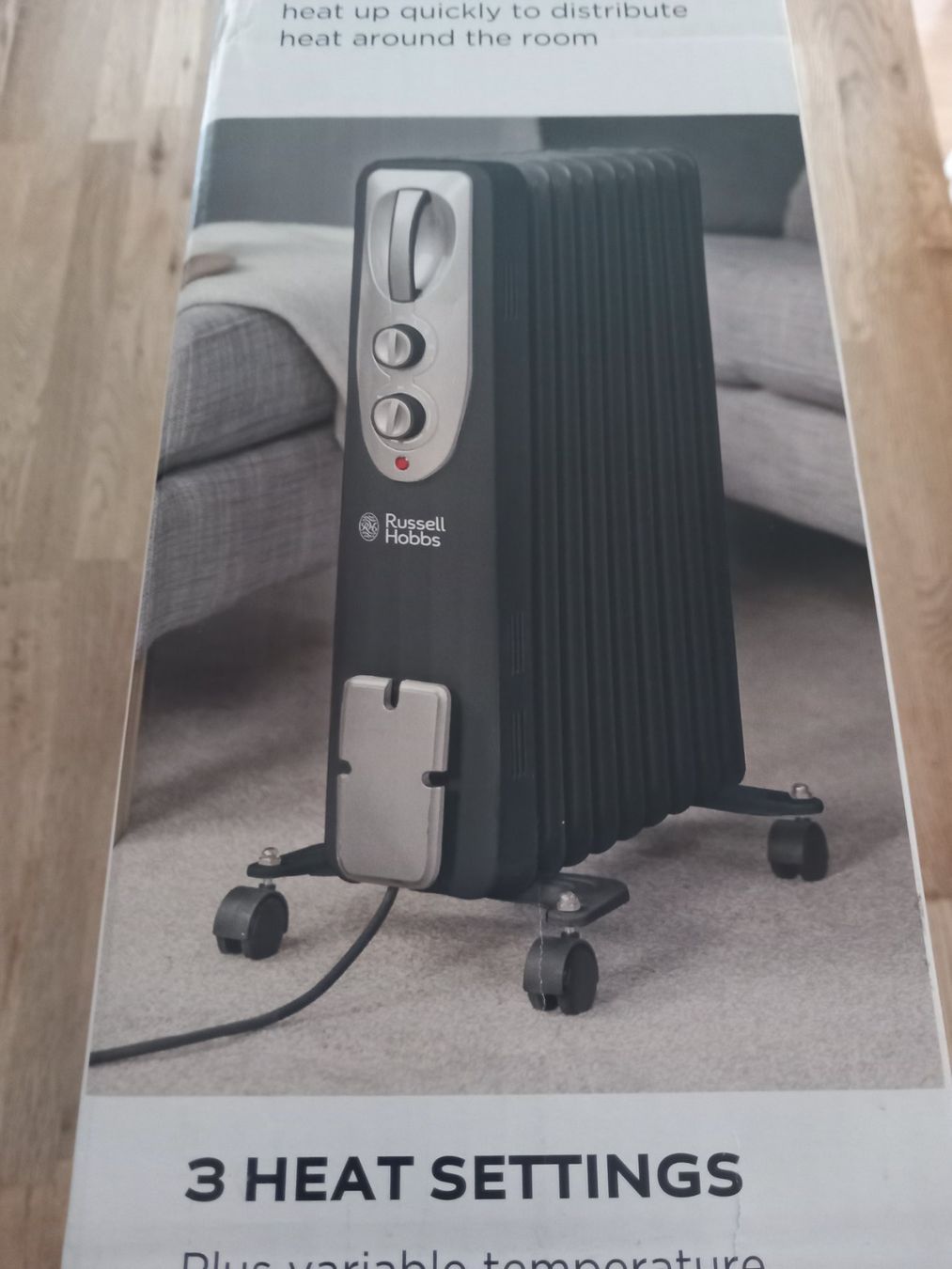 Radiatori: Heizgerät 2000W auf Räder – Nuovo e nell'imballaggio originale da Thun venduto da Beas-Allerlei 1