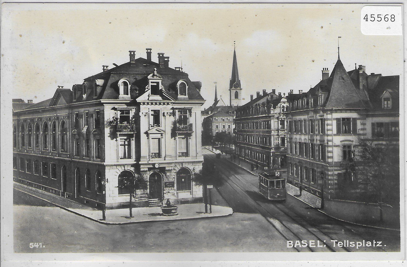 Cartes postales: Basel - Tellplatz - Güterstrasse - Tram – D'occasion à Ettingen par Kartenplanet