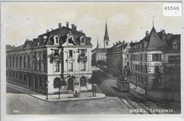Basel - Tellplatz - Güterstrasse - Tram