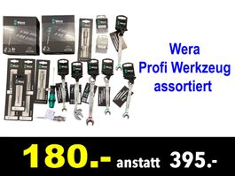 🔴 Profi Werkzeug Set WERA assortiert /196B