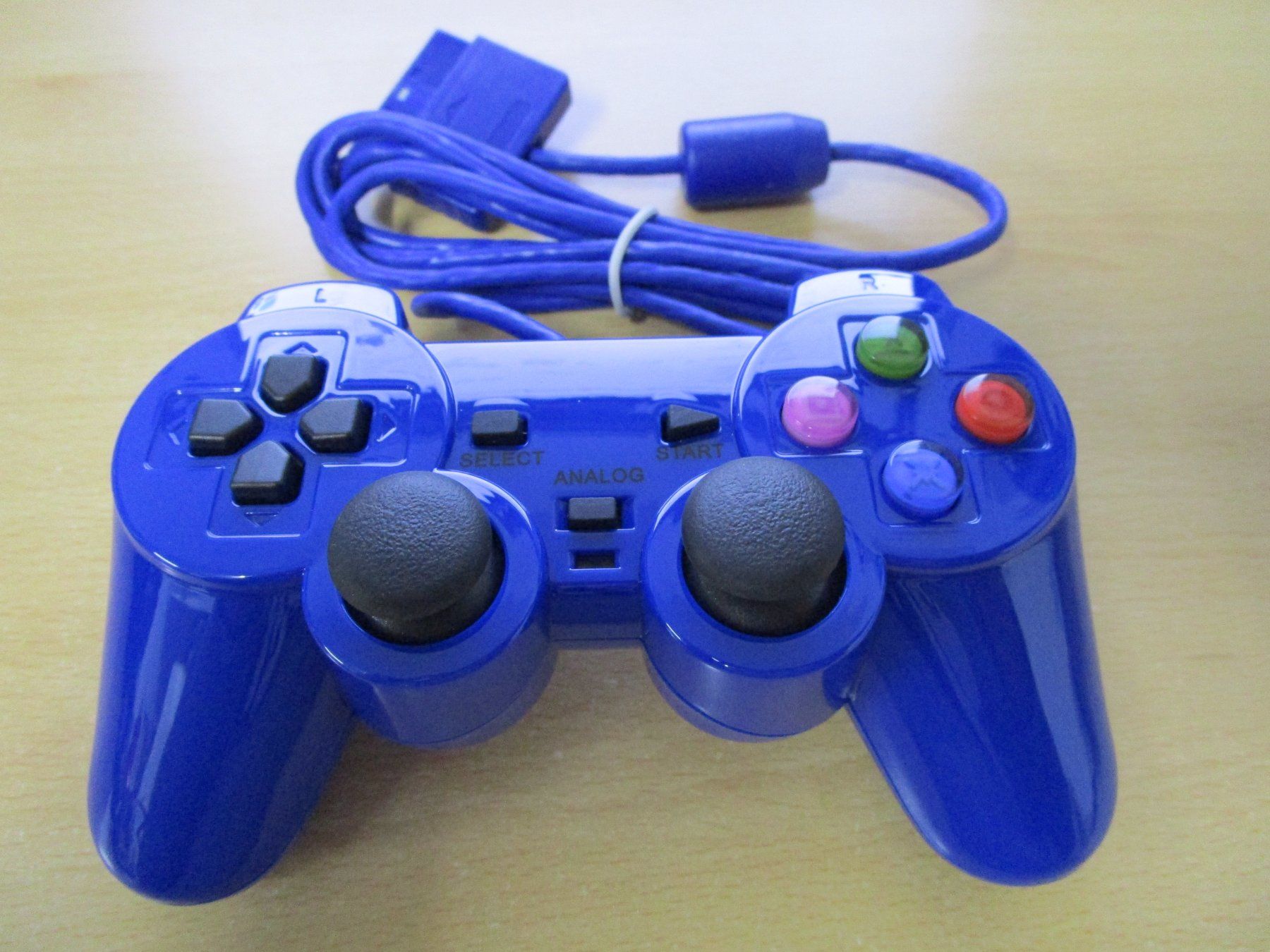 Controller: Playstation 2 Controller Joypad Farbe blau col- PS2 Neuware – Nuovo e nell'imballaggio originale da Goldau venduto da agestuffer