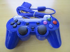 Playstation 2 Controller Joypad Farbe blau col- PS2 Neuware