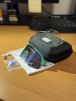 100% S3 Sportbrille türkis mit Zusatzglas und Etui