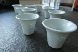 Sake-Cups Reiskornporzellan 10 Stk.