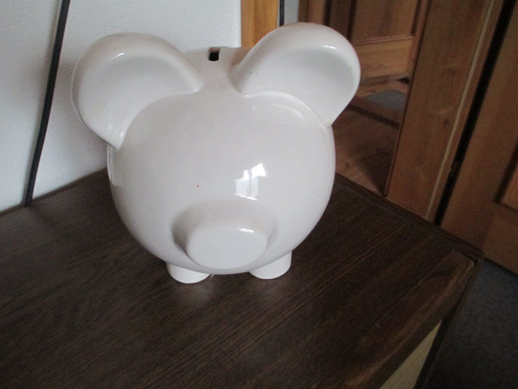 Salvadanai: Grosses Sparschwein weiss – Usato da Landquart venduto da Froneri