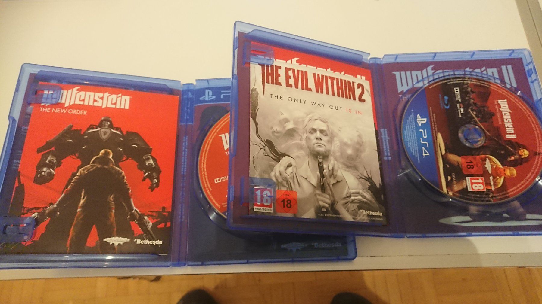 Jeux: Wolfenstein The New Order und Wolfenstein 2 – D'occasion à Au SG par Mar_69jz 2