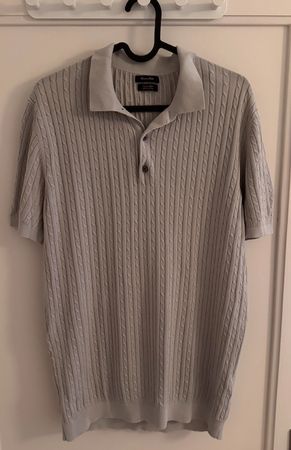 Massimo Dutti polo tshirt grey