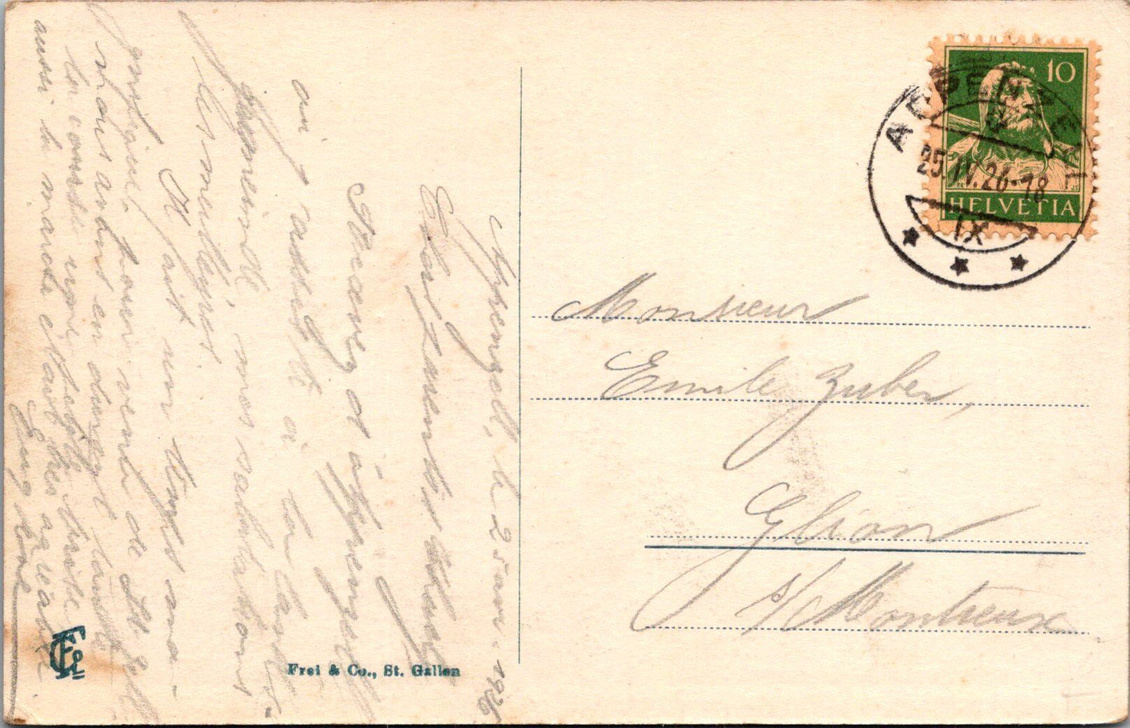 Ansichtskarten: Echtfoto, Appenzell, Landsgemeinde, 1926 – Gebraucht aus Solothurn von insolothurn 1