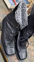Stiefel Damen Schwarz gefüttert Grösse nicht ersichtlich