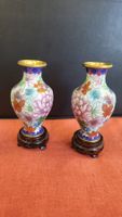 1 Paar=2 Stk Cloisonné China-Vasen 13 cm hoch Preisvorschlag