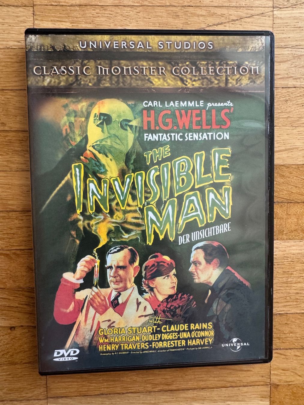 Tutti i DVDs: THE INVISIBLE MAN  (DVD) UNIVERSAL STUDIOS – Usato da Basel venduto da san_2qlq