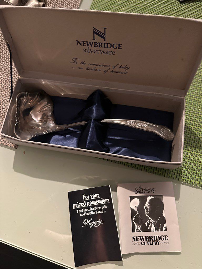Cucchiai: Newbridge Silverware Schöpflöffel Silberlöffel versilbert – Nuovo (secondo la descrizione) da Brunnen venduto da 23068