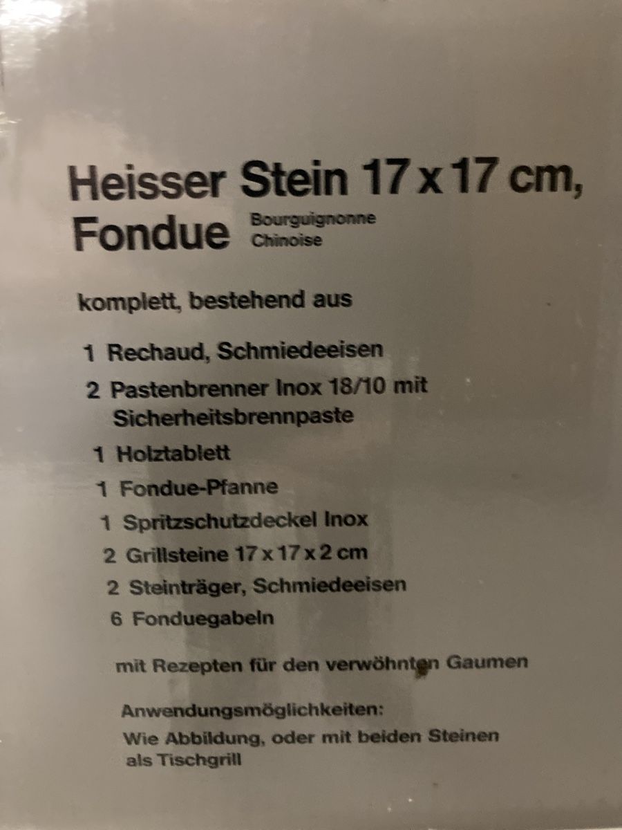 Elettrodomestici da cucina: Fondue- und Raclette-Sets – Usato da Sissach venduto da retep0808 1
