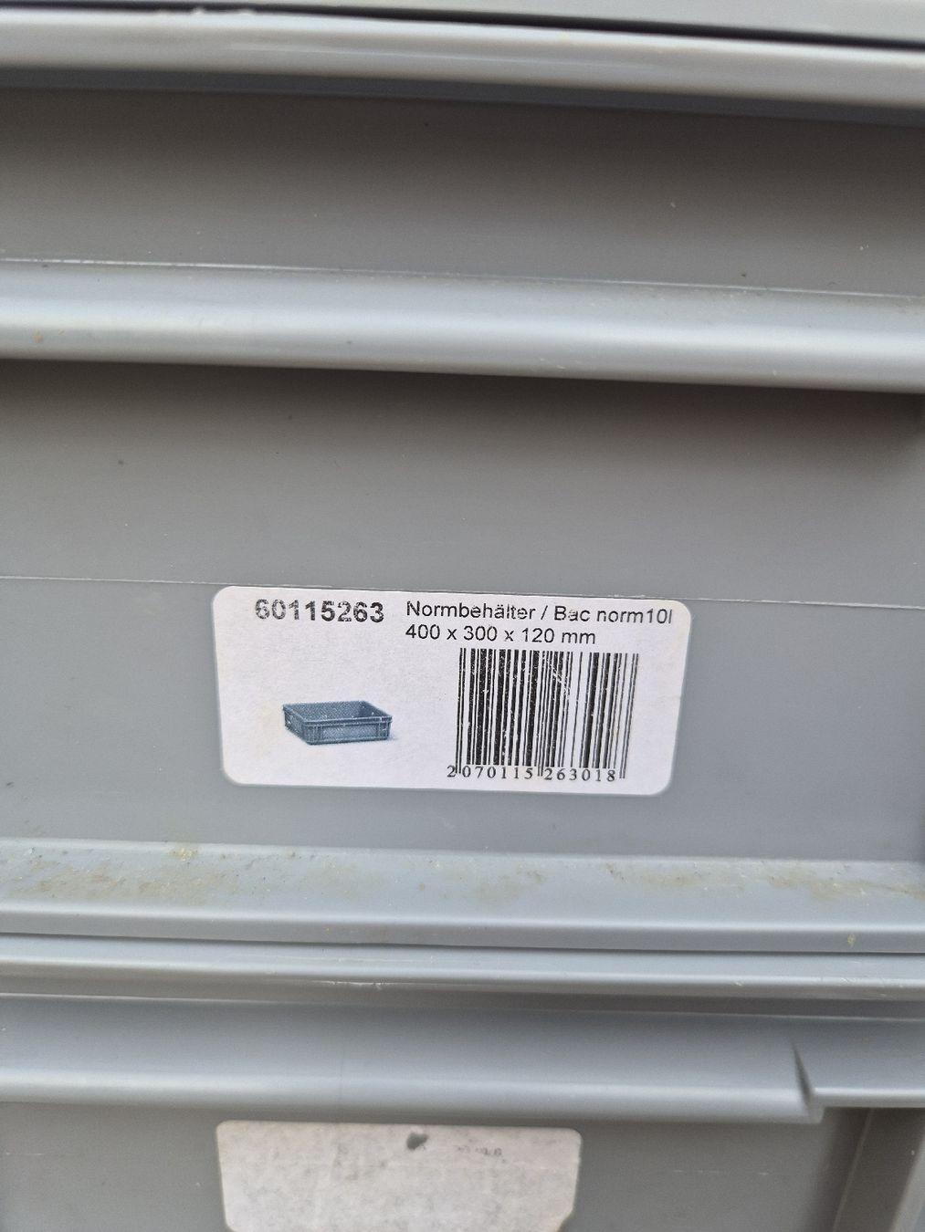 Transportkisten: Konvolut Normbehälter boxen – Gebraucht aus Thörishaus von rob_8mb8 6