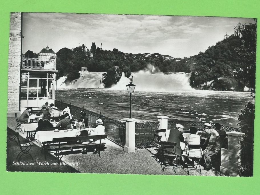 Ansichtskarten: Schlösschen Wörth am Rheinfall – Gebraucht aus Zürich von t24_de