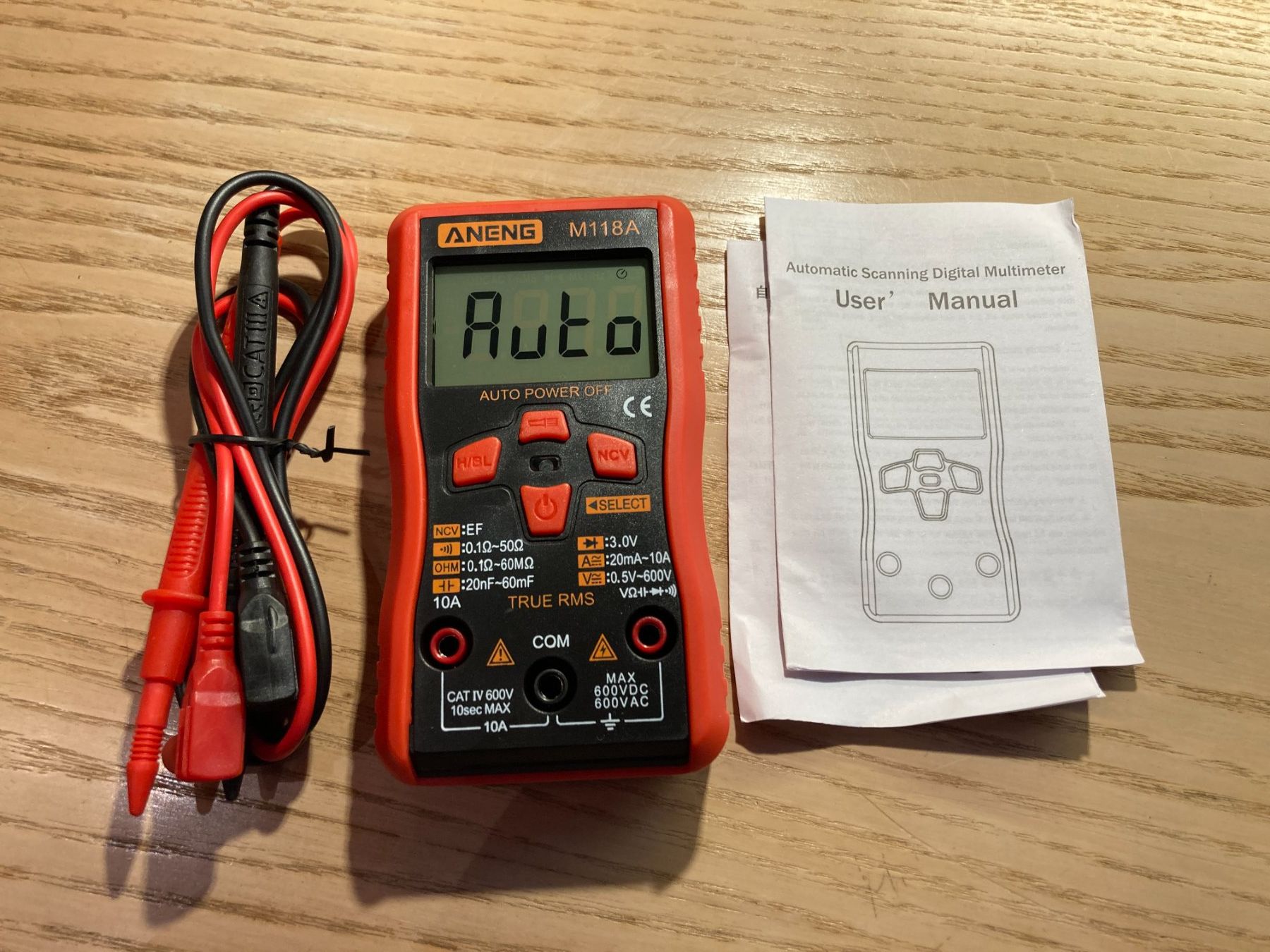 Misurare: Aneng M118A Multimeter - Neu - originalverpackt – Nuovo e nell'imballaggio originale da Zwingen venduto da Hugom