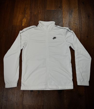 Weisse Nike Sportjacke