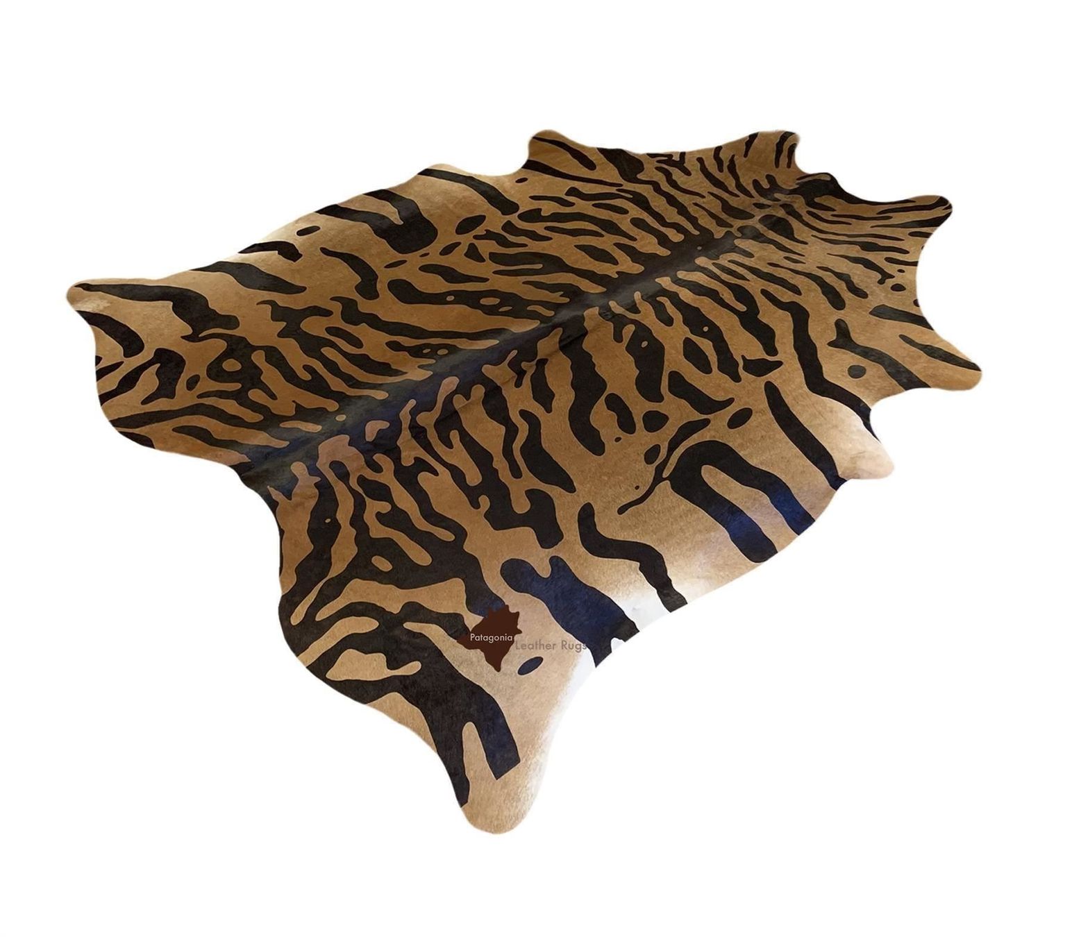 Tappeti: echtes Kuhfell Teppich Tiger black/beige – Nuovo e nell'imballaggio originale da Arbedo venduto da patagonialeatherrugs 1