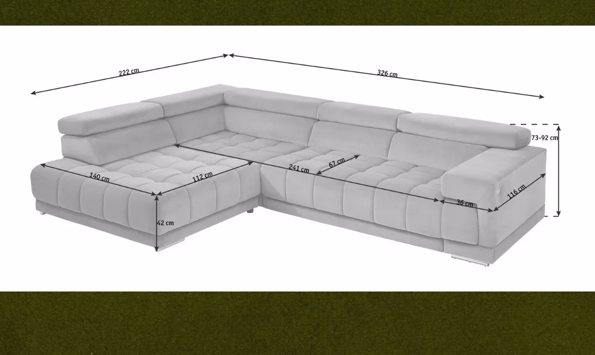 Sofas: Ecksofa + Hocker – D'occasion à Hüntwangen par sue_72p6 3