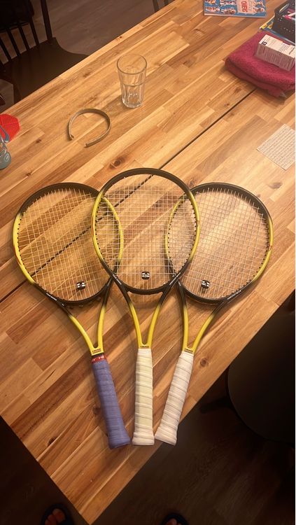 Raquete Head Radical Oversize André Agassi Impecável L3 Amarelo