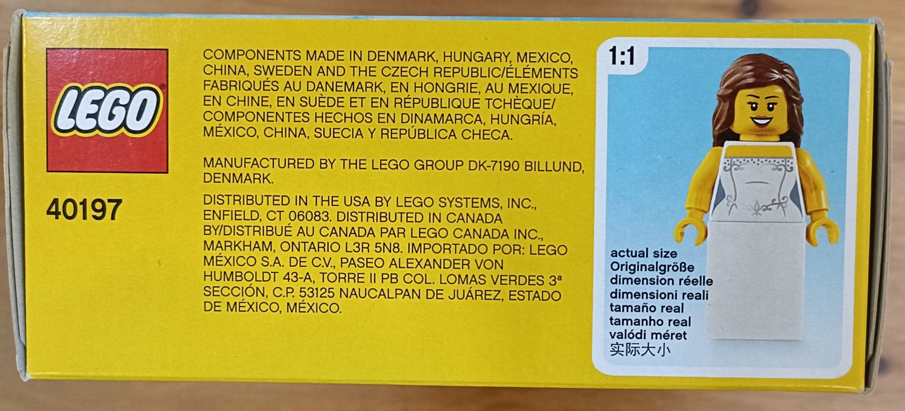 Lego Kit di costruzioni: LEGO 40197 Minifiguren-Hochzeit-Set – Nuovo e nell'imballaggio originale da Werthenstein venduto da Luzernerdeal 2