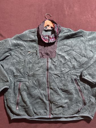 Veste polaire Columbia vert fermeture éclair XL