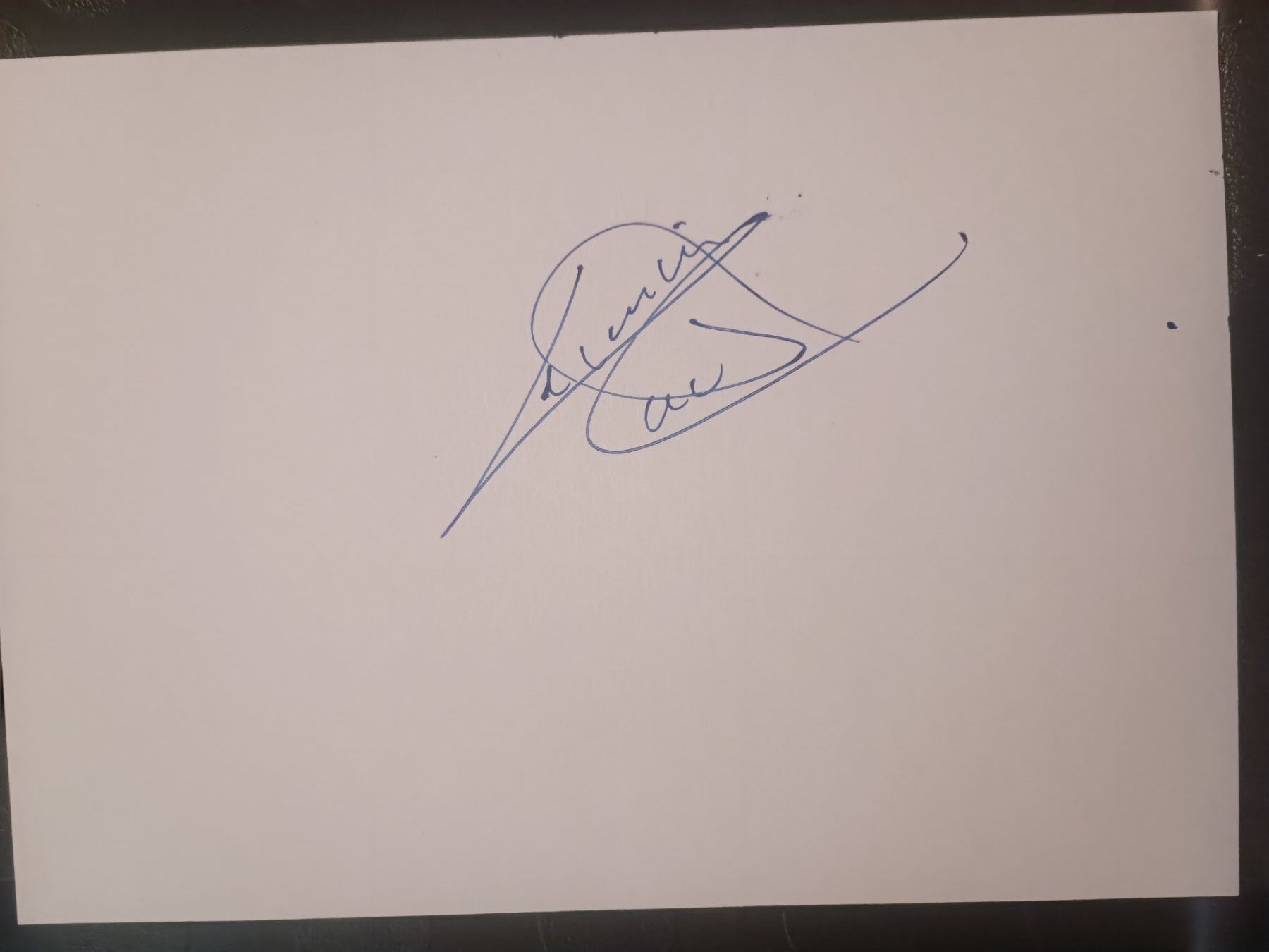 Autogramme: Fermin Cacho - Leichtathletik - pers. gesammelt – Gebraucht aus Menziken von Artographs
