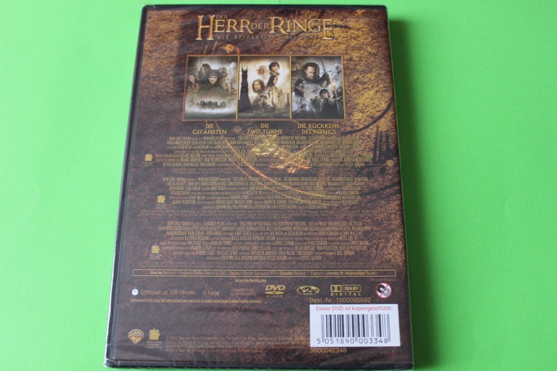 Alle DVDs: DER HERR DER RINGE TRILOGIE 3DVDs originalverpackt – Neu und originalverpackt aus Tübach von JamesStone 4